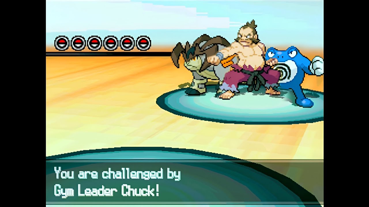 Pokemon Pitch Black 2 - Johto Leader Chuck @ Lentimas Town (Double Battle, Hard Mode)