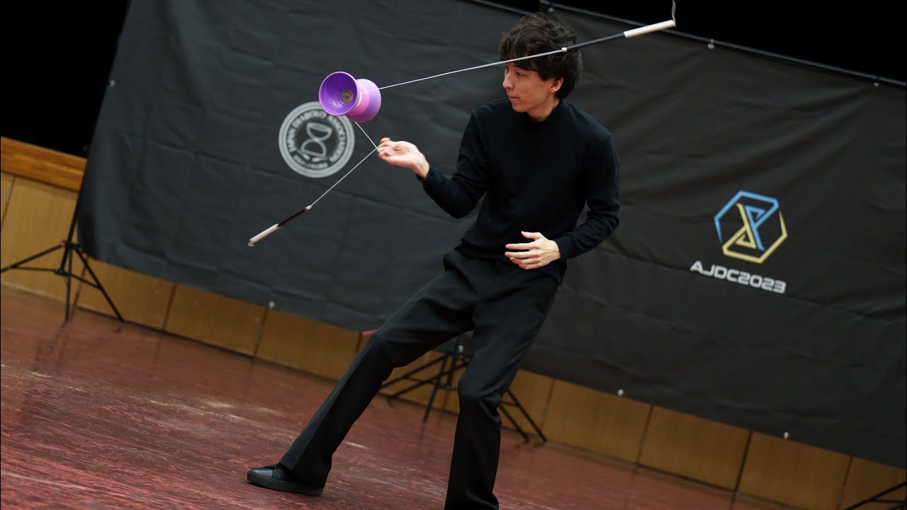 AJDC2023 Men’s 1diabolo horizontal axis (fixed axle) Division 2nd Taiga Kubota