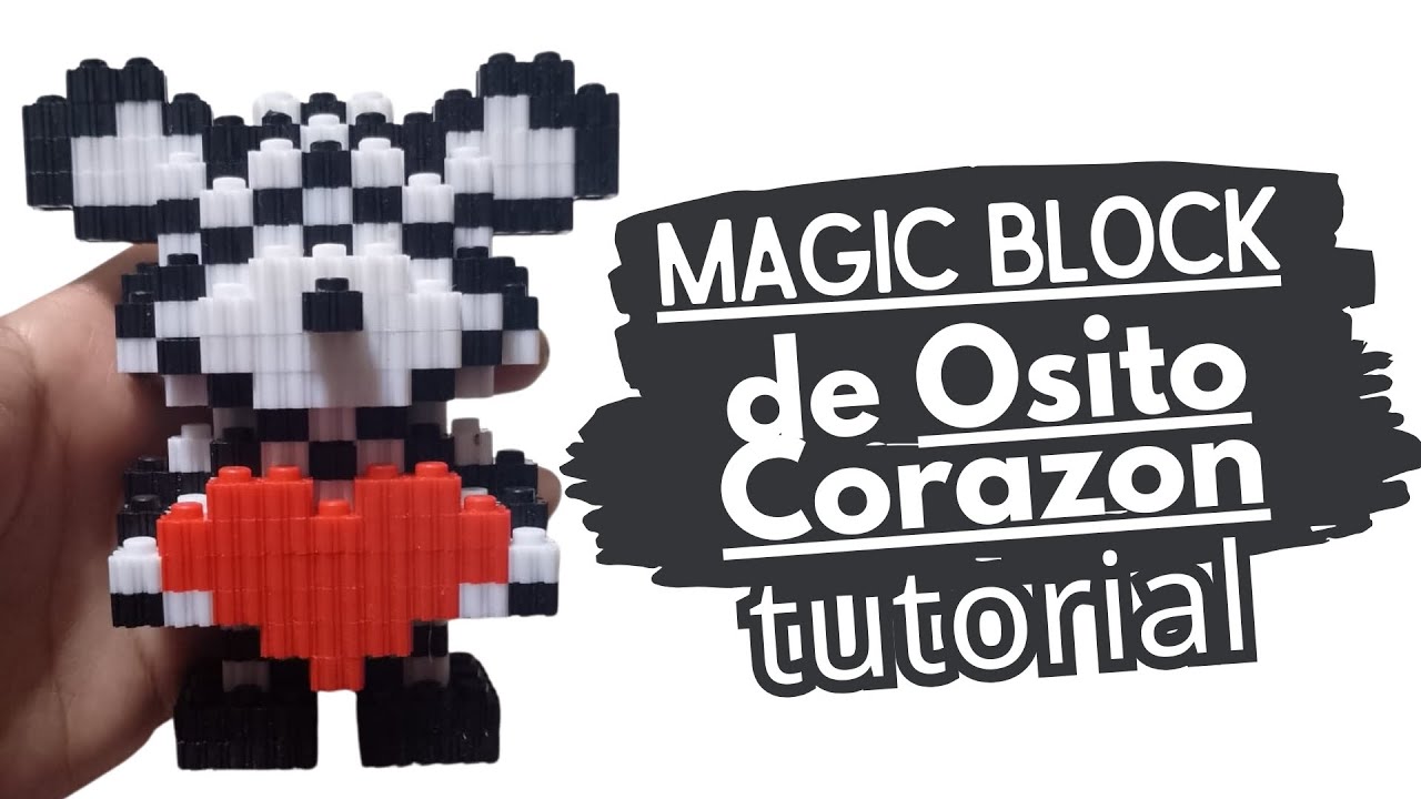 Como armar un Osito monocromático | Magic Blocks instrucciones #tutorial #magicblock