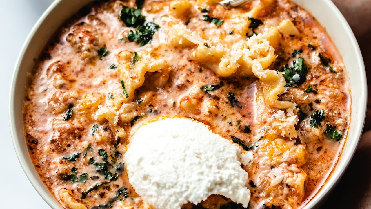 Instant Pot Lasagna Soup