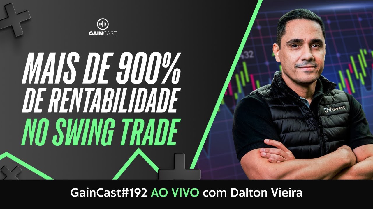 Mais de 900% de rentabilidade acumulada no Swing Trade | GainCast#192