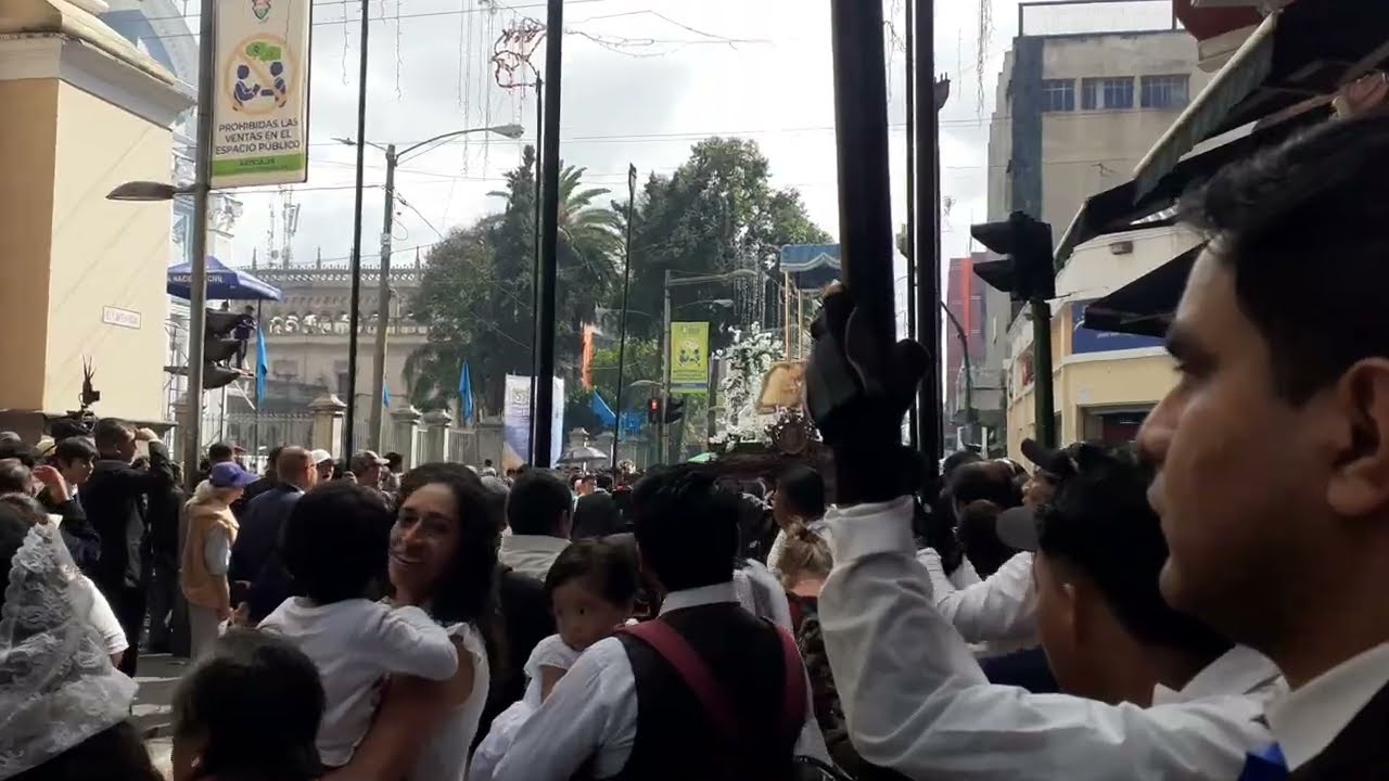 Procesión de la imagen Inmaculada Concepción, Templo Histórico de San Francisco