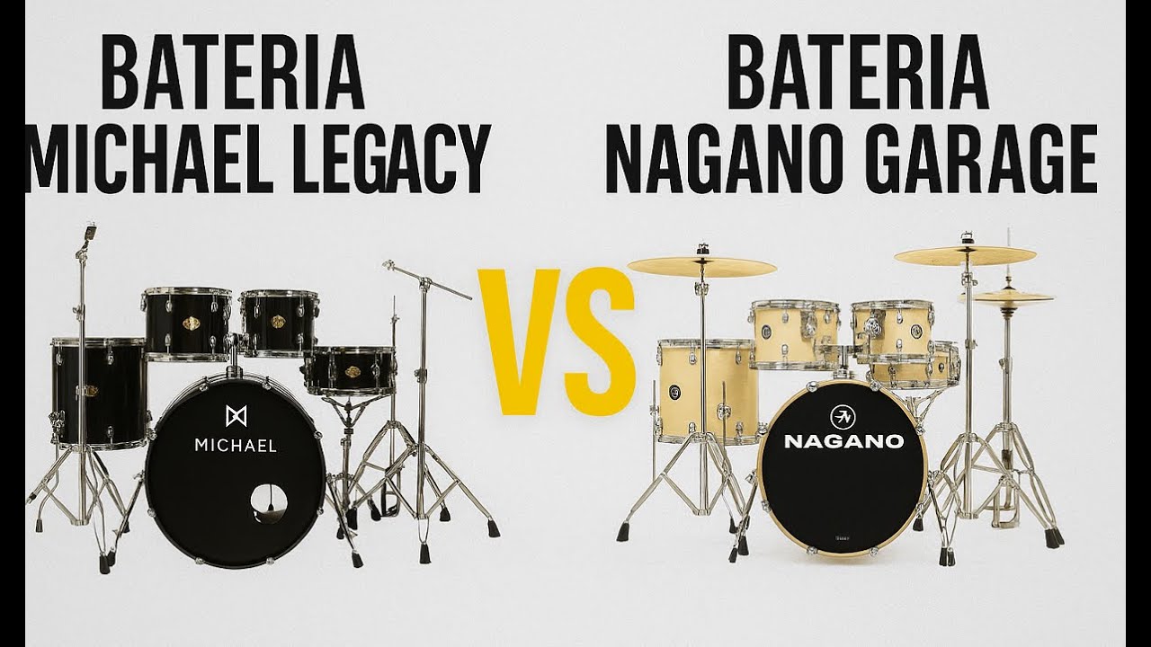 Bateria Michael Legacy vs Bateria Nagano Garage #drums #drummer #nagano #drumcover