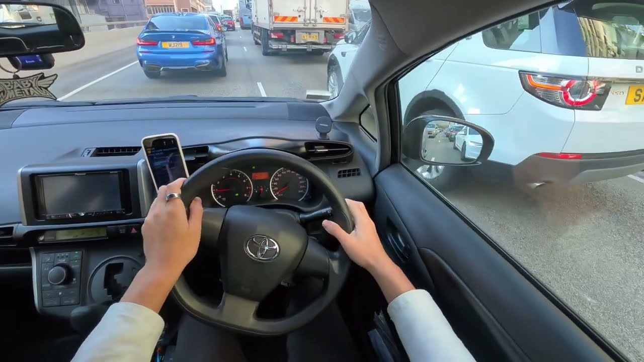 [POV ASMR] HK Monday Morning Drive | Toyota Wish 1.8 CVT