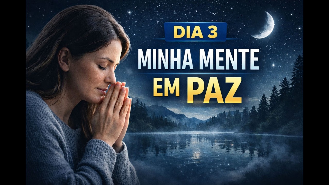 🕊️ ORE ANTES DE DORMIR | Deus Vai Acalmar Sua Mente Hoje | Oração da Noite Poderosa