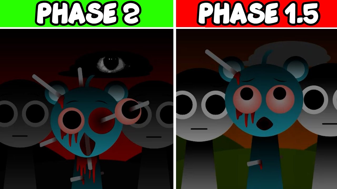Phase 1.5 Vs Phase 2 OG in Incredibox Sprunki