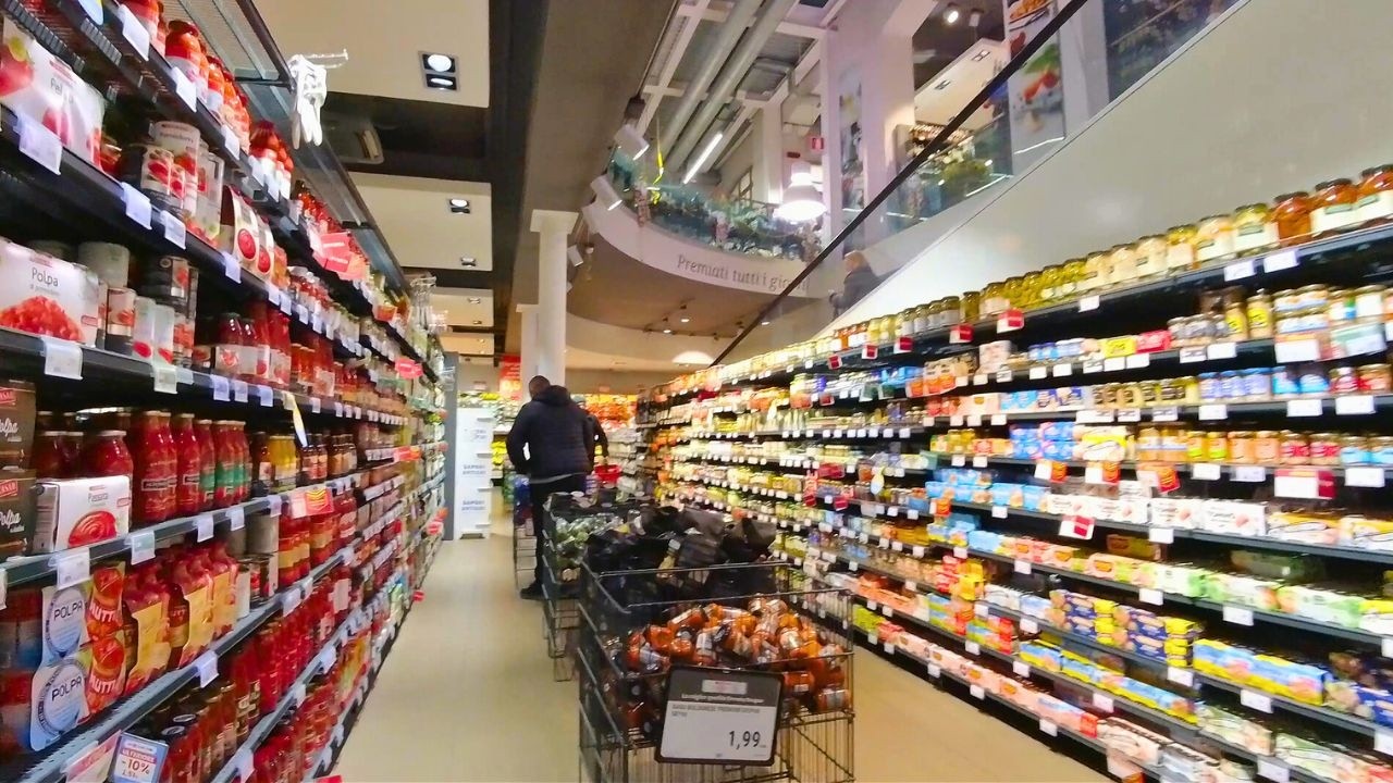 VERONA Italy Supermarket Tour | Eurospar | Shopping in Italy