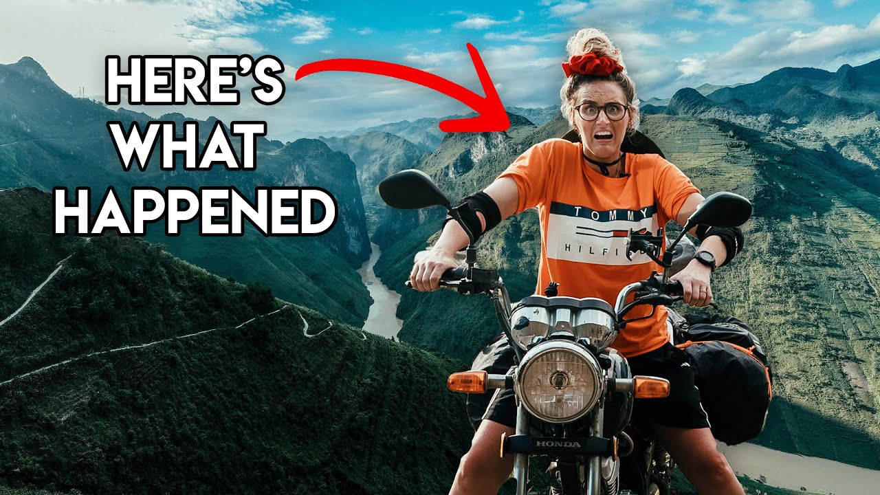 My FIRST time riding a MOTORBIKE (In VIETNAM...🇻🇳)