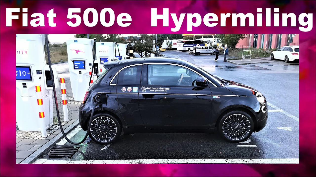 Fiat 500e Hypermiling - Sauwetter verhagelt den Verbrauch