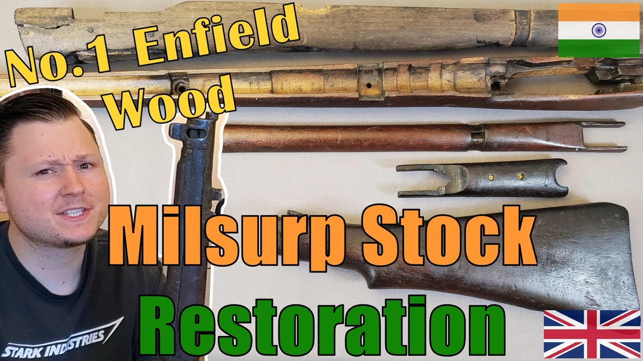 Реставрация приклада | Чистка, ремонт и полировка Milsurp Wood | No.1 Mk.III Lee Enfield DP