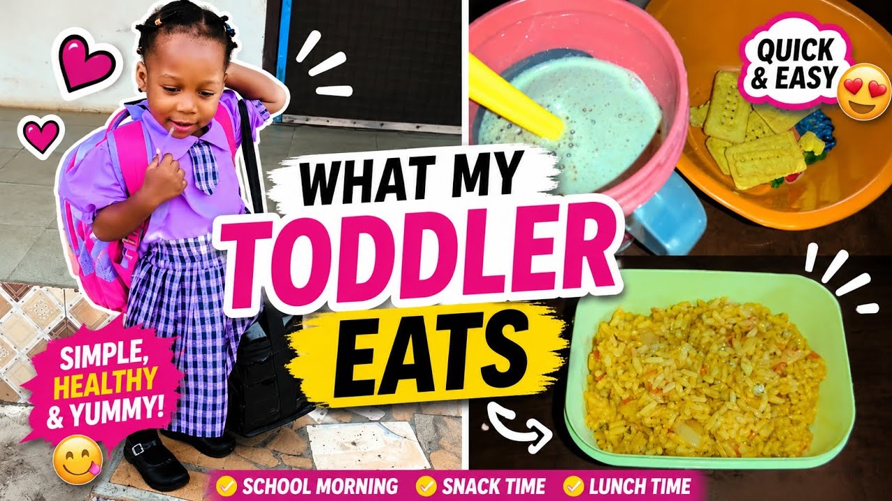 Realistic Morning Routine With My Toddler || School run + What She Eats In A Day
