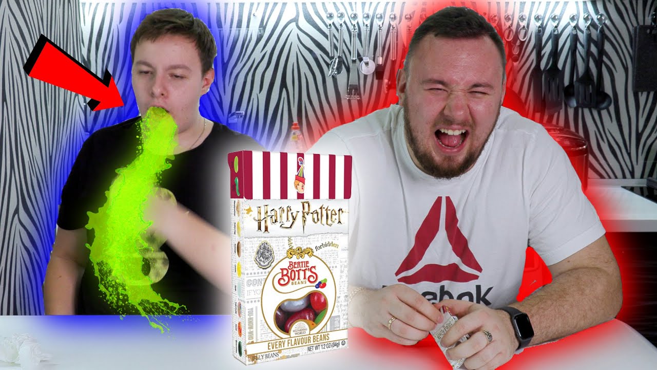 Брат РЫГ@ЕТ от конфет / Bean Boozled Challenge ✅