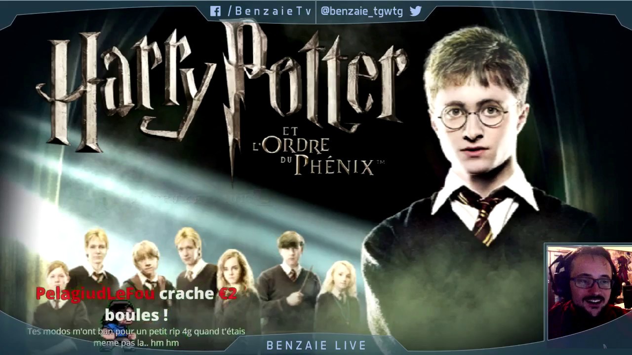L'Ordre du Pénix -Harry Potter 5 sur PC avec Benzaie !
