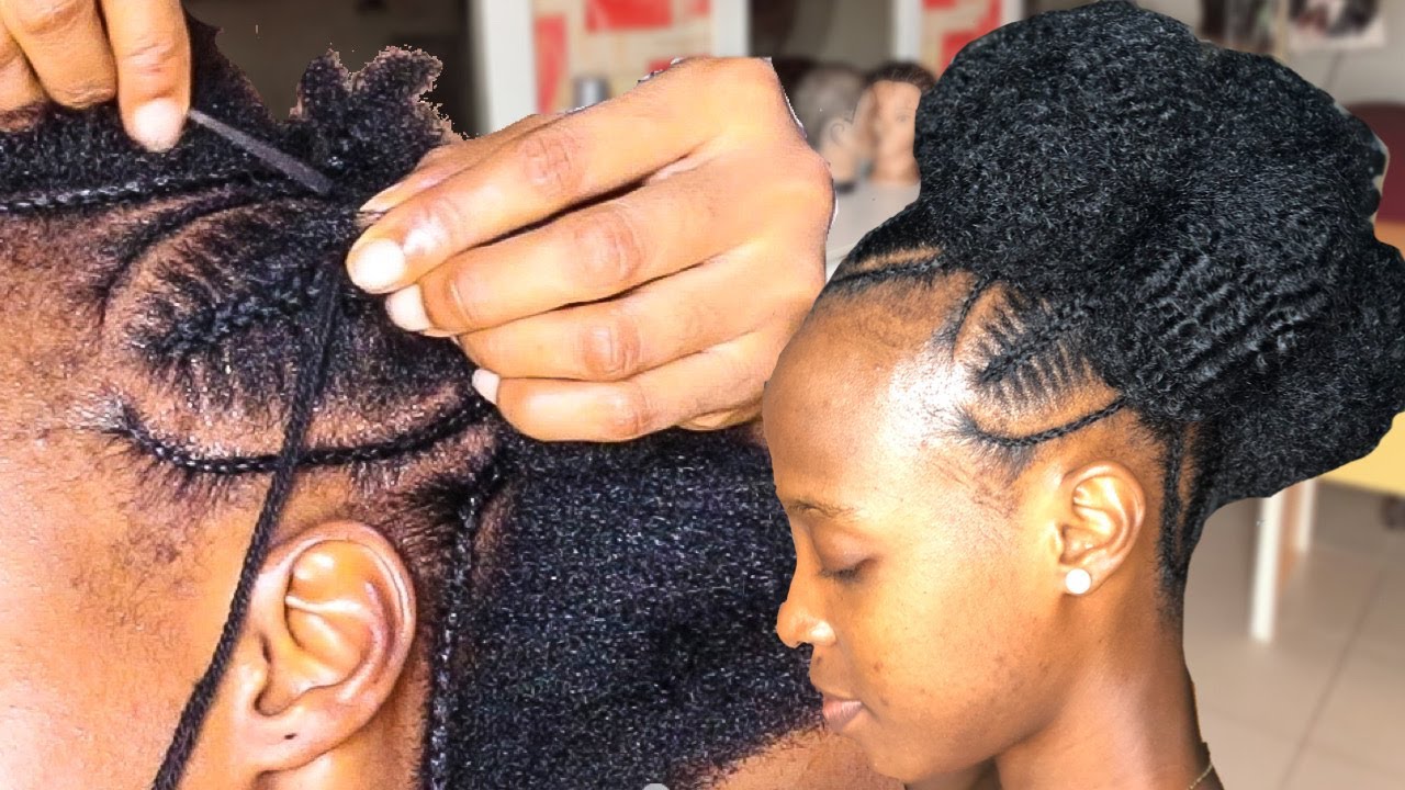 NEEDLE AND YARN CORNROW WITH KINKY CERES
