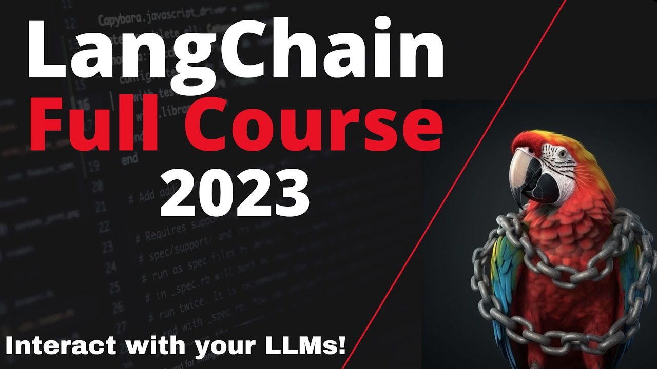 LangChain 🦜️ - COMPLETE TUTORIAL - Basics to advanced concept!