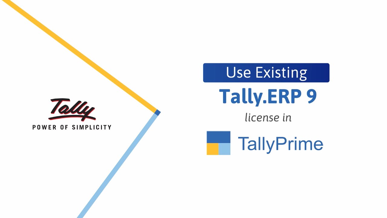 How to Use Existing Tally.ERP 9 License in TallyPrime | TallyHelp