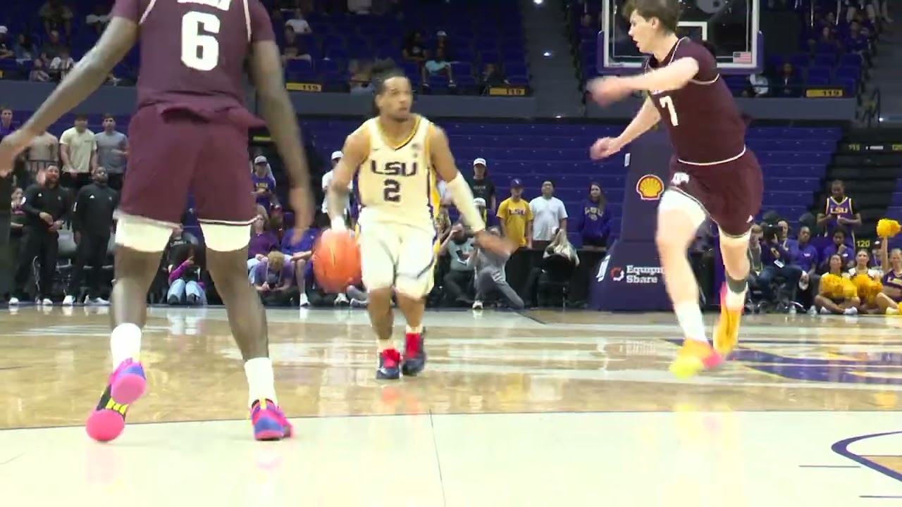 HIGHLIGHTS | LSU Men's Basketball vs. Texas A&M | 3.7.26