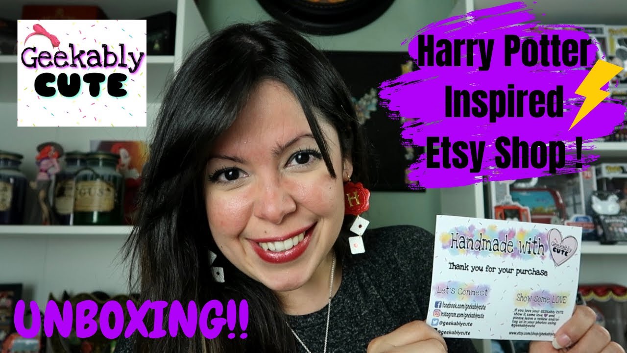 Harry Potter Inspired Etsy Shop UNBOXING! | GeekablyCUTE