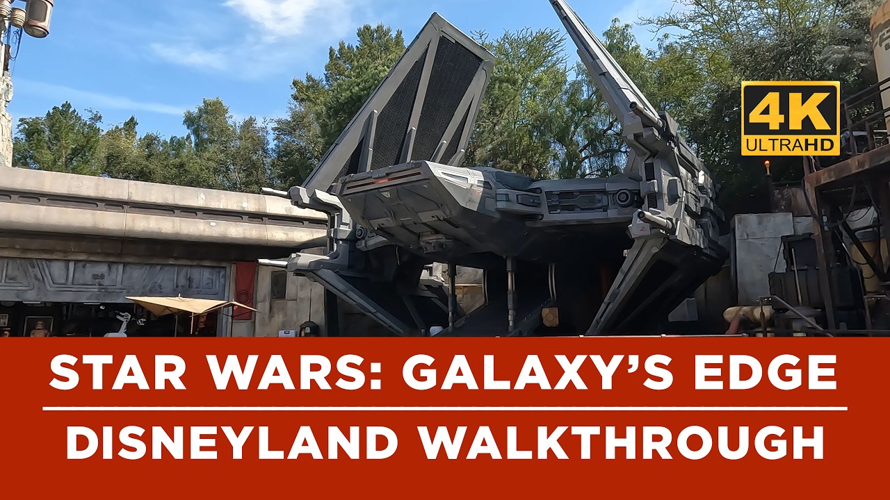 Disneyland March 2026 Star Wara: Galaxy's Edge Day & Night walkthrough