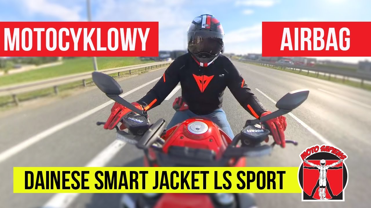 Kurtka na lato z airbagiem? Dainese Smart Jacket LS Sport -  maksymalne bezpieczeństwo i wentylacja!