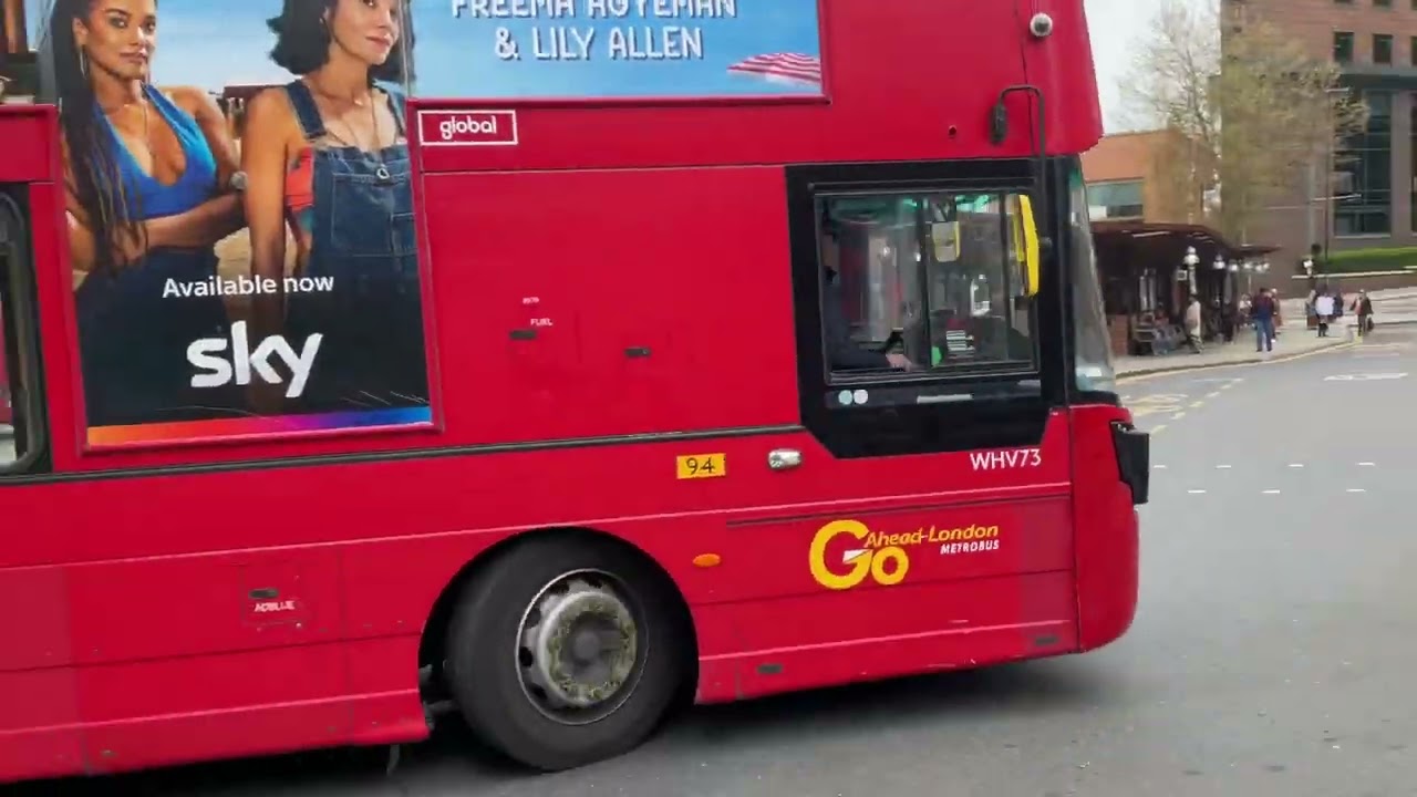 Buses at West Croydon bus station.