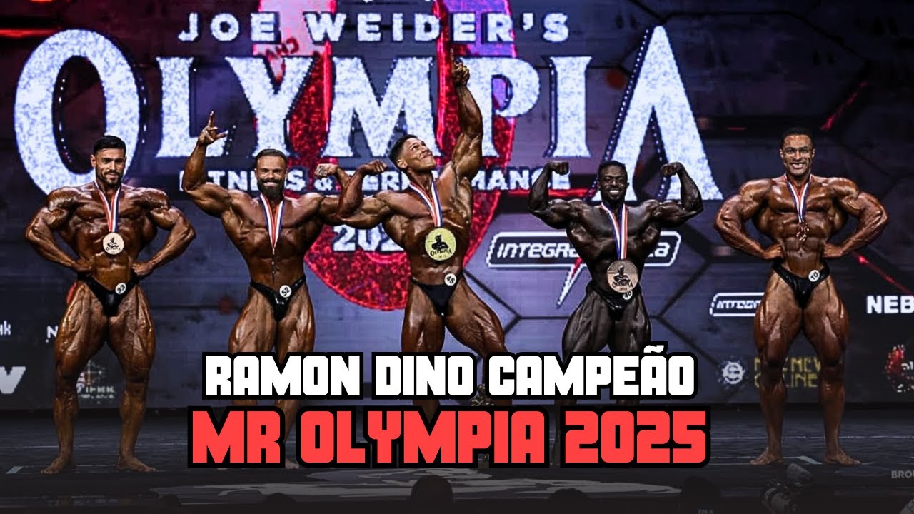 RAMON DINO CAMPEÃO DO MR. OLYMPIA 2025! É DO BRASIL!