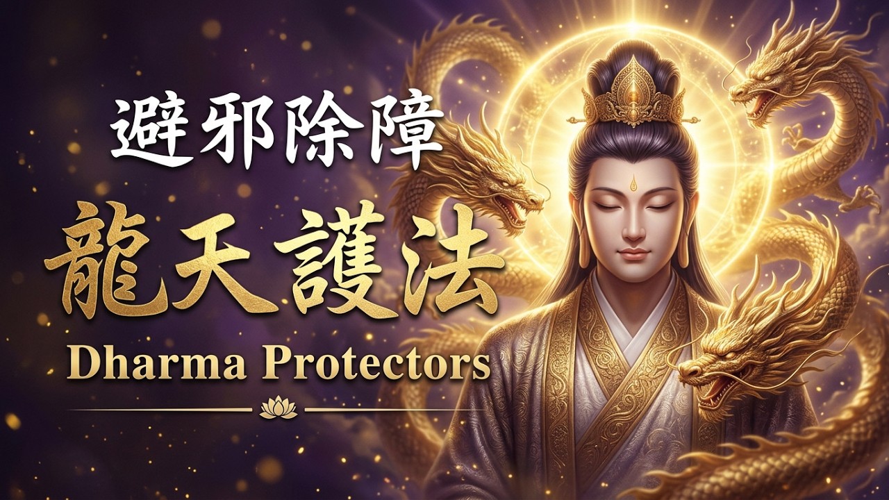 護法龍天咒・龍天菩薩守護｜Dragon Guardian Mantra｜528Hz Energy Field｜Spiritual Protection & Karma Cleansing