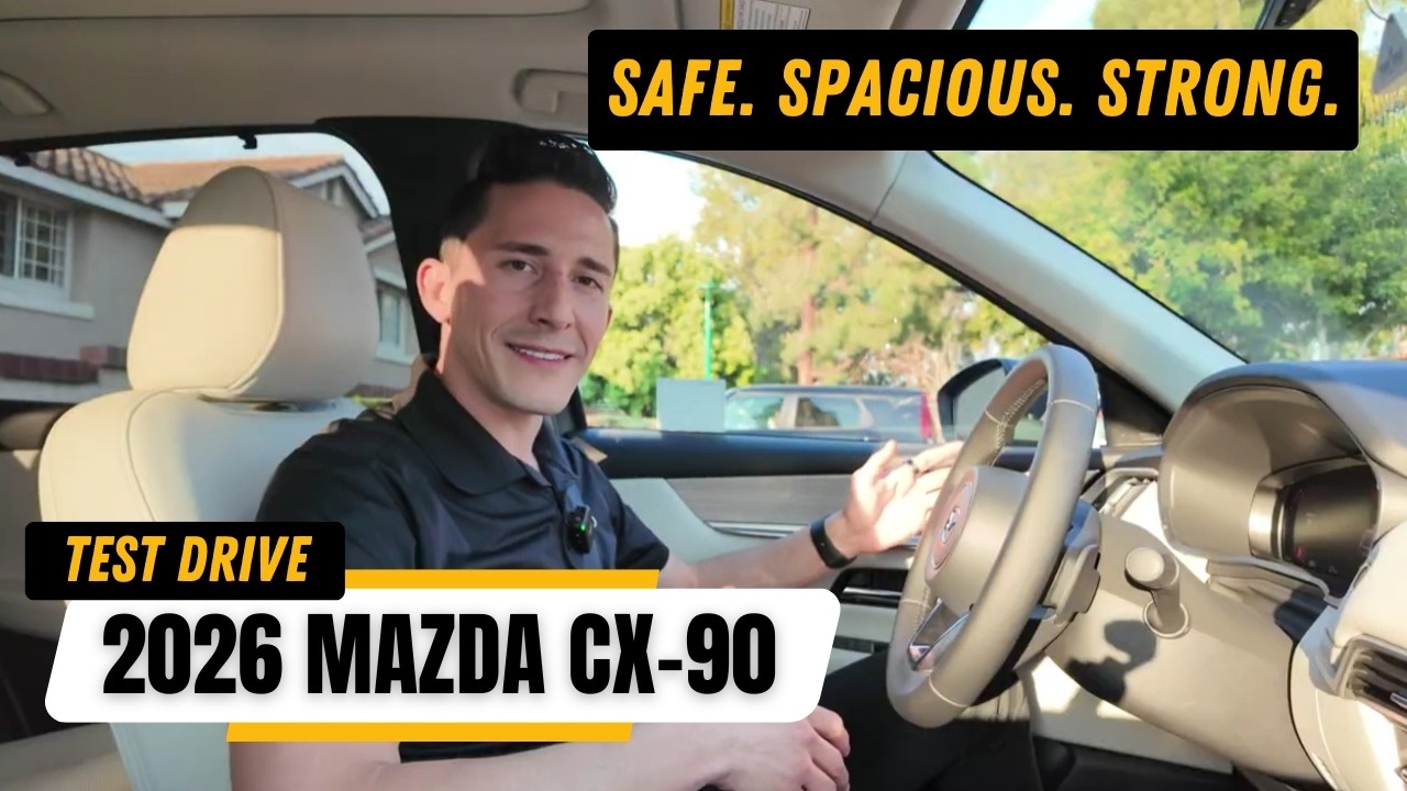 Тест-драйв Mazda CX-90 2026 года | Омар из Tustin Mazda