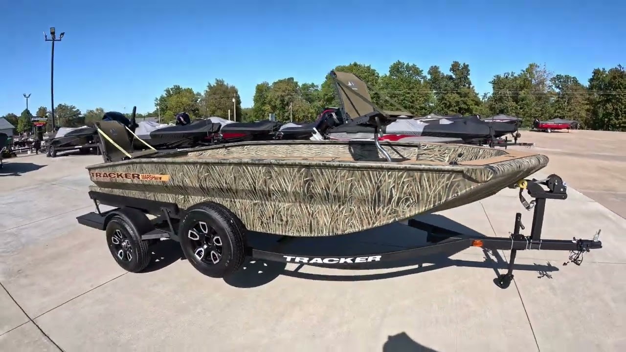 2026 Tracker Grizzly 1756 T Marsh w/60HP Mercury 4 Stroke!!