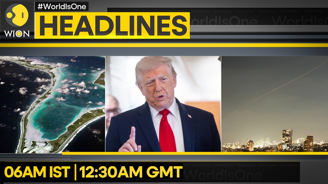 Israel-Iran War: Iran Fires Missiles at Israel | Trump Tells Netanyahu Not to Retaliate | Headlines