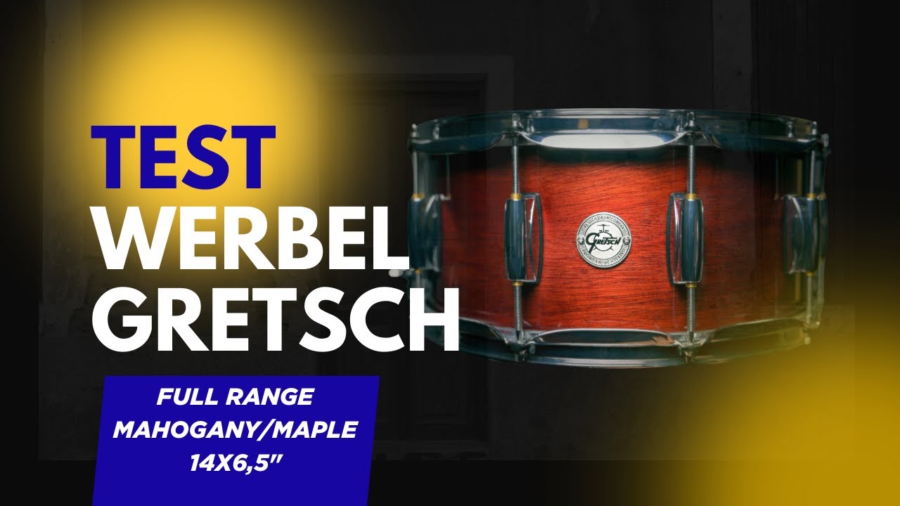 Gretsch Full Range Mahogany Maple 14x6,5 &ndash; Test werbla przez Tomka Nawrockiego!