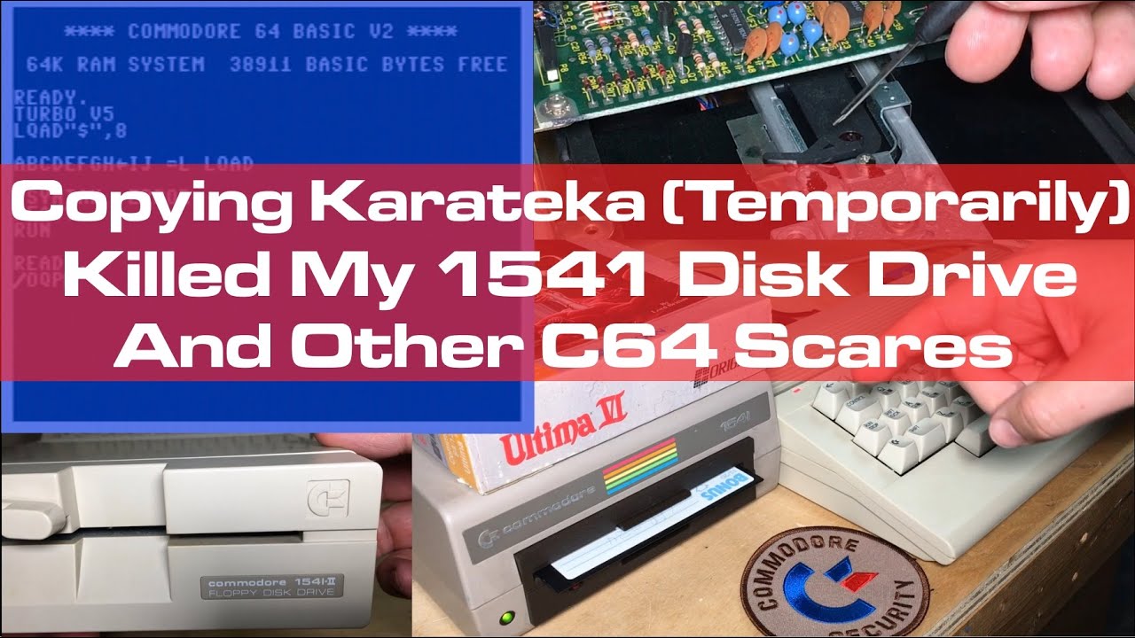 Каратека убила моего 1541 (временно) и другие страшилки C64