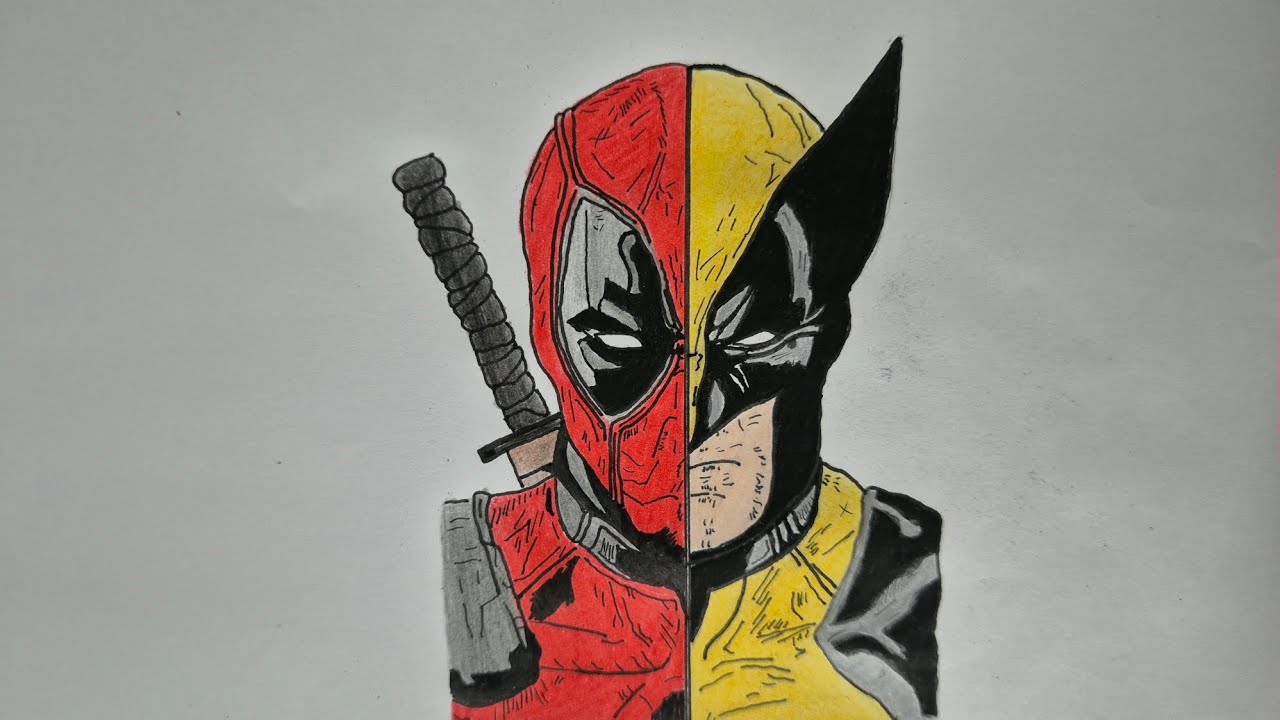 Como desenhar Deadpool e Wolverine | How to Draw