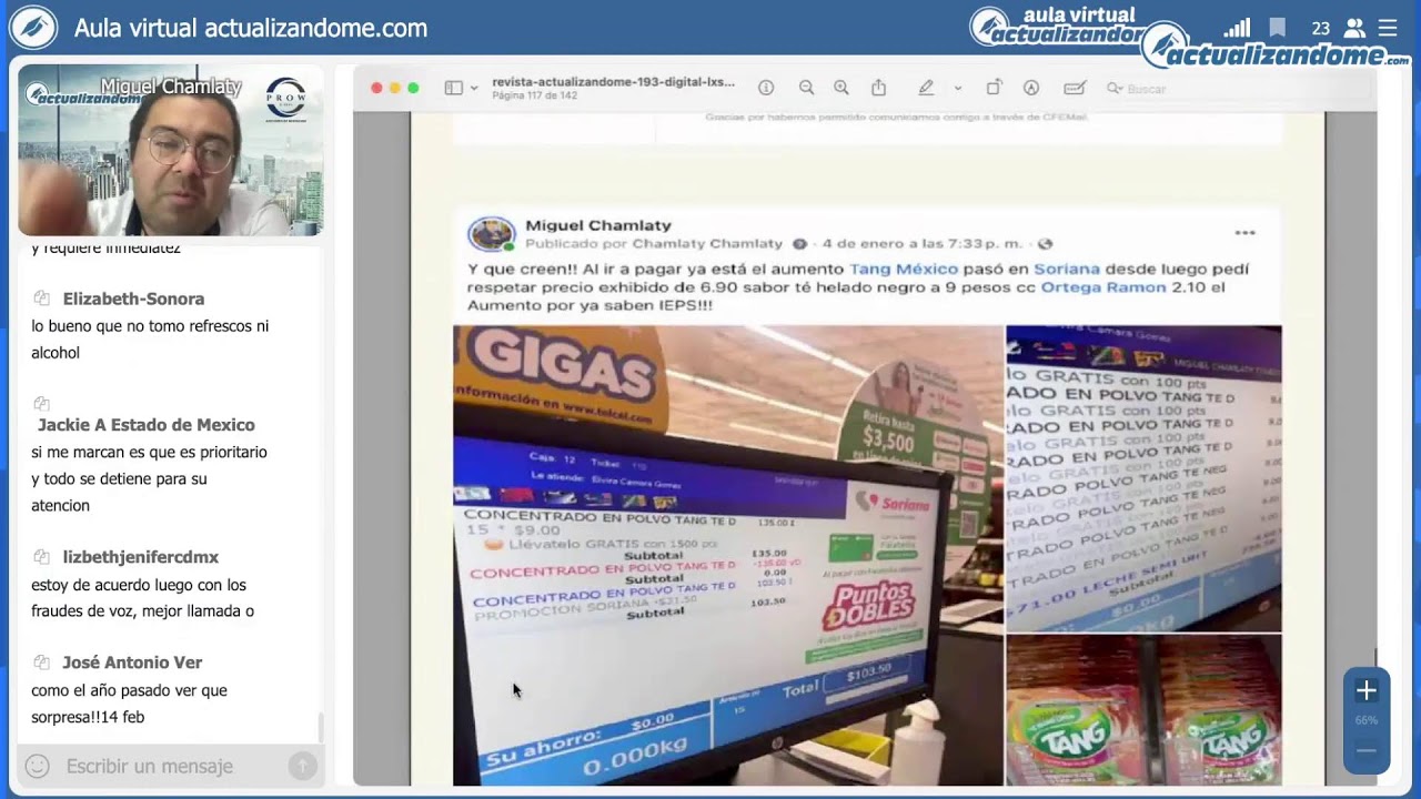 Sesión Interactiva de la Revista Digital Actualizandome.com No. 193 – #BarraActualizandome