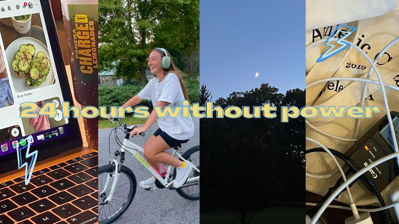 24 hours without power ⚡️| no power activities, charge parties, desperate measures
