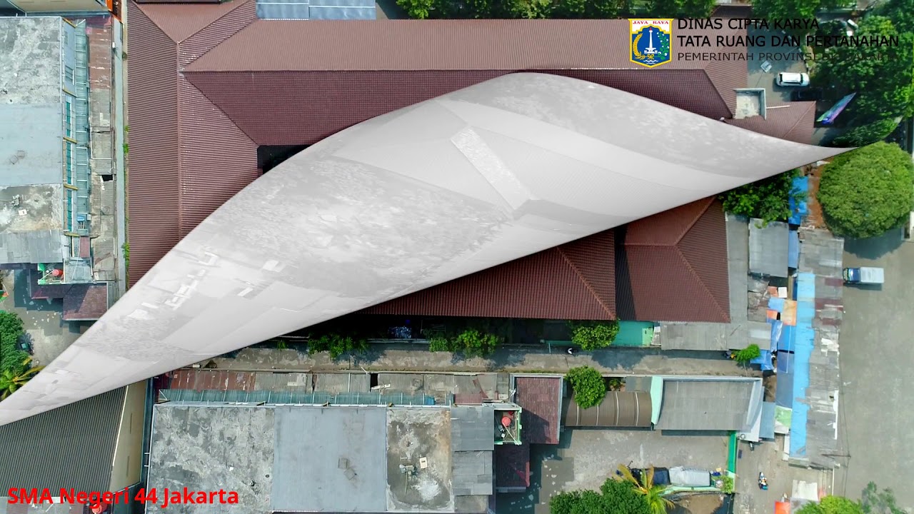 Hasil Drone DCKTRP Pemprov DKI Jakarta : SMA Negeri 44 Jakarta
