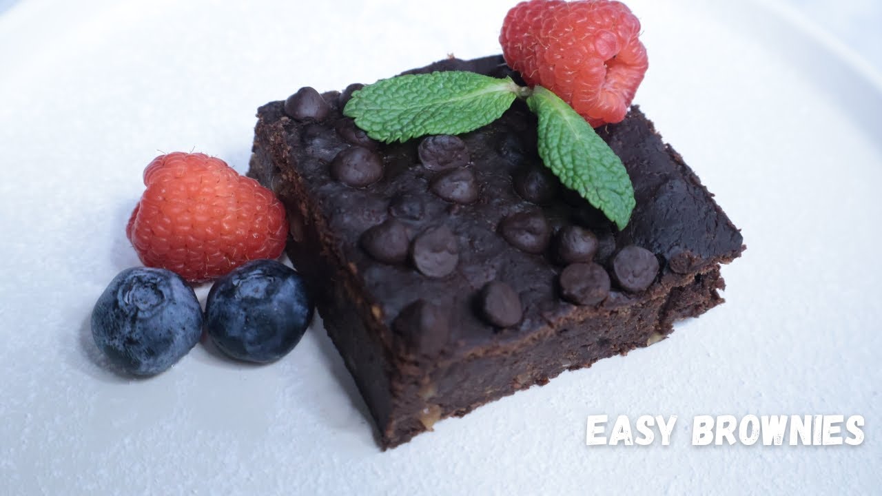 Quick Brownies with Peanut Butter 🥜 | No Eggs, No Flour | You Have to Try This!🍫