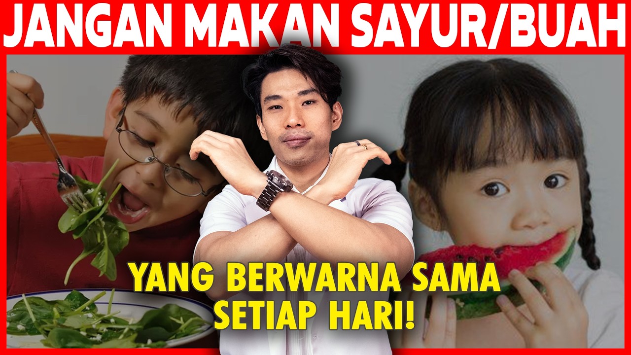 Hindari Makan Sayur atau Buah yang Warnanya Sama Tiap Hari