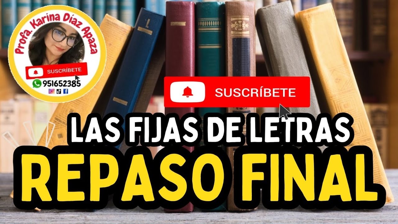 LAS FIJAS DE LETRAS PARA EL EXAMEN DE ADMISIÓN #lasfijas #repaso #like #class #admision #viralshorts