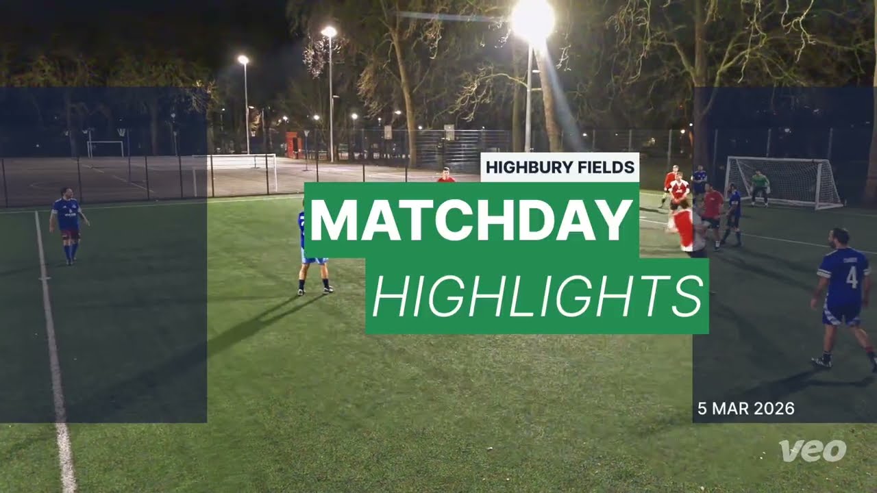 ⚽ Highbury Fields 7-a-side League Highlights – Islington, North London | Thursday 5 March 2025