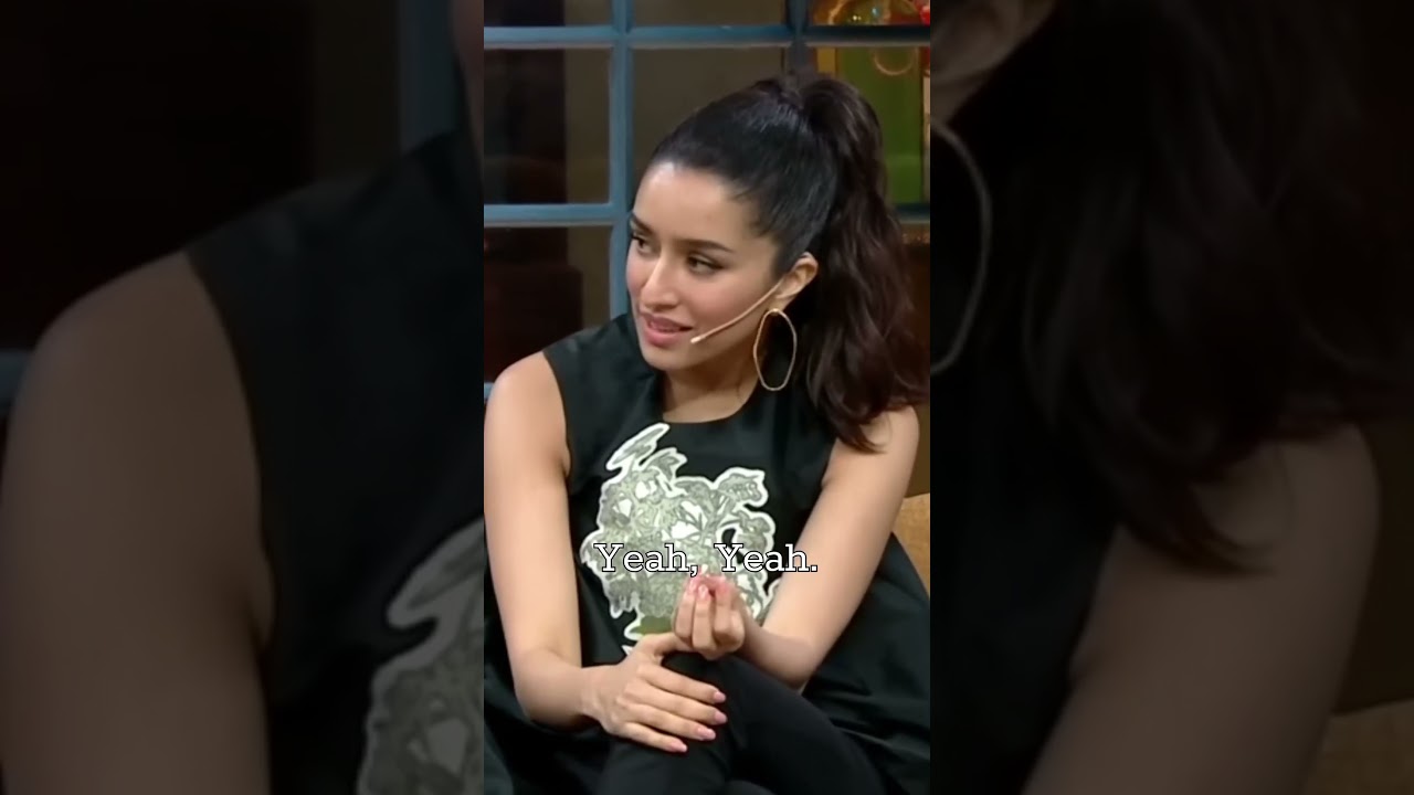 Shraddha Kapoor British Accent  #shorts #ytshorts #shraddhakapoor