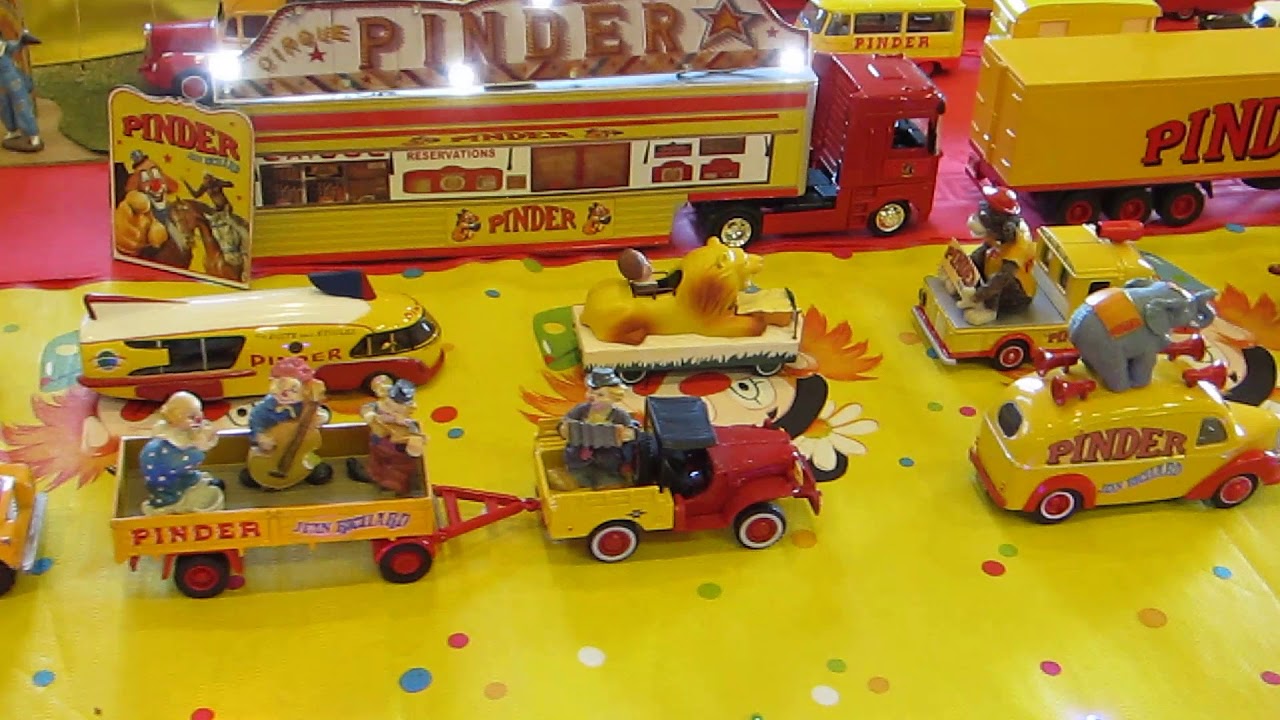 maquette et collection du cirque Pinder de Patrick Bouvier