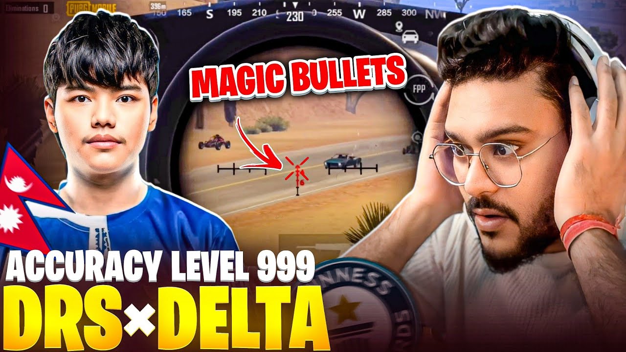 NEPAL'S #1 ACCURACY GOD 😱 DRS×DELTA USING MAGIC BULLET'S❓REACTION @ThorGaming77 