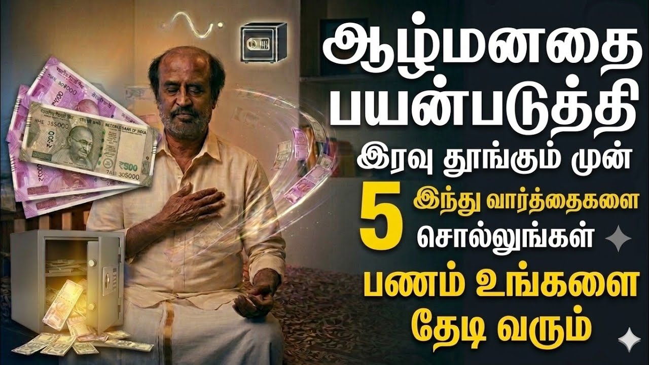 பணத்தை ஈர்க்கும் ரகசிய 5 அஃபர்மேஷன் வார்த்தைகள் | Law of Attraction Tamil