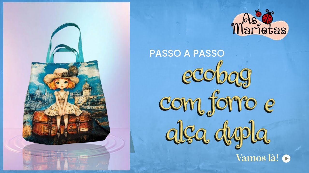 Como fazer uma ecobag com caixinha de leite, forro e alça dupla