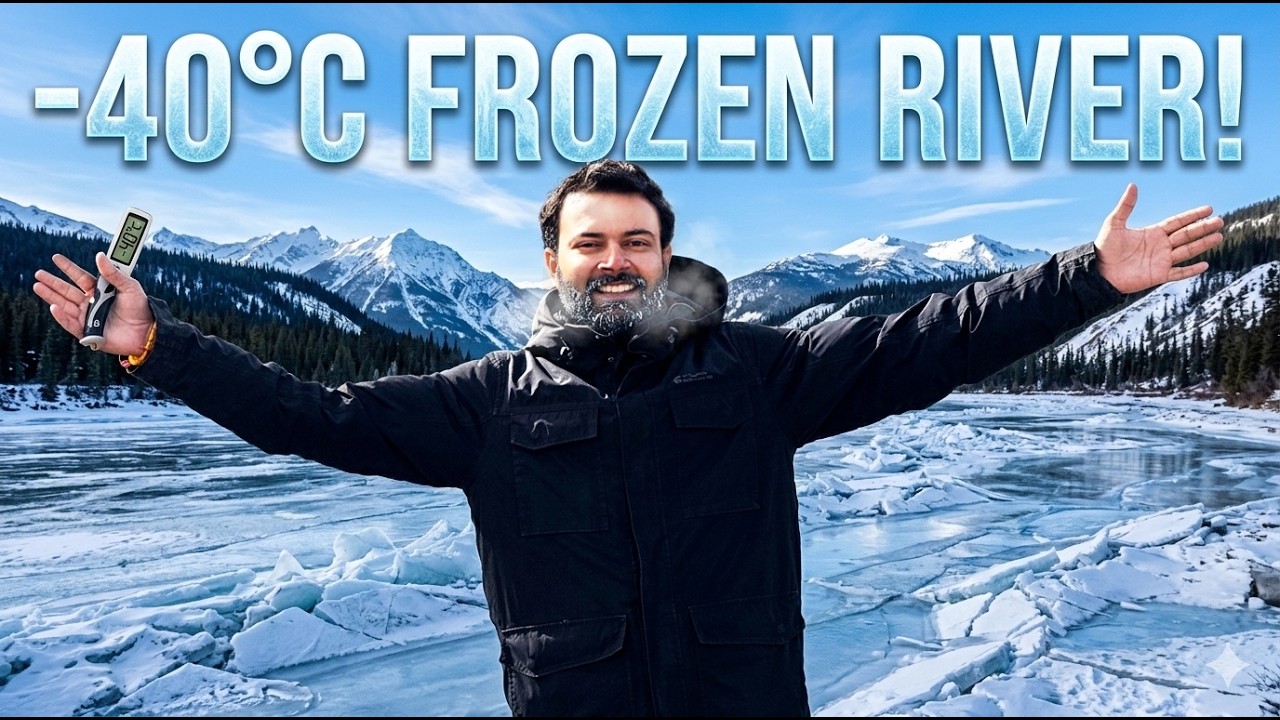 What the Yukon River Looks Like at -40°C ❄️