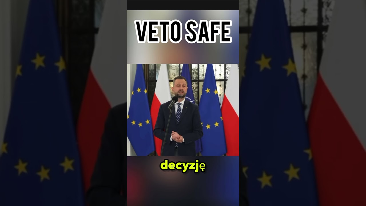 VETO DLA SAFE. 😳 #shortsvideo #nawrocki #tusk #polityka #śmieszne #polska #safe #memes #shorts