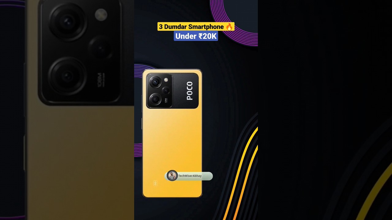 Top 3 best smartphones under ₹20000 #techwiserabhay #viral  #bestsmartphones #shorts #smartphone