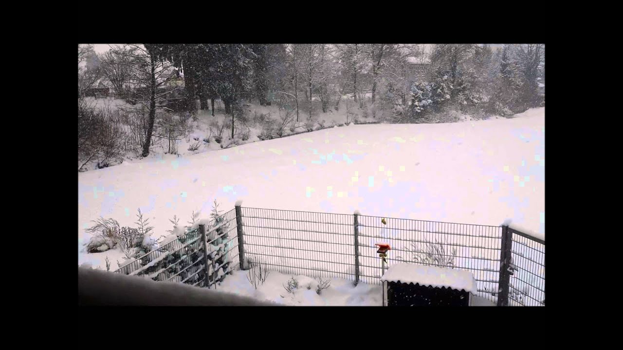 Schneefall 30. Dezember 2014