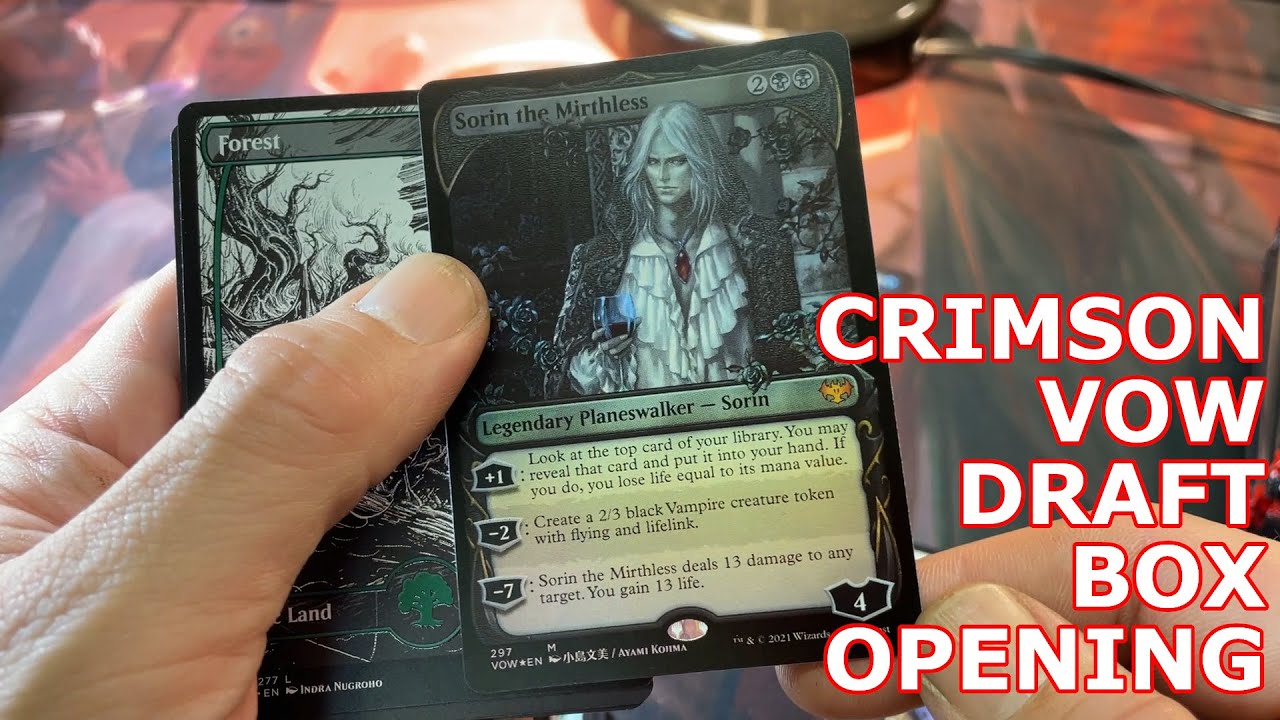 Innistrad CRIMSON VOW Draft Booster Box Opening | Prerelease This Friday!